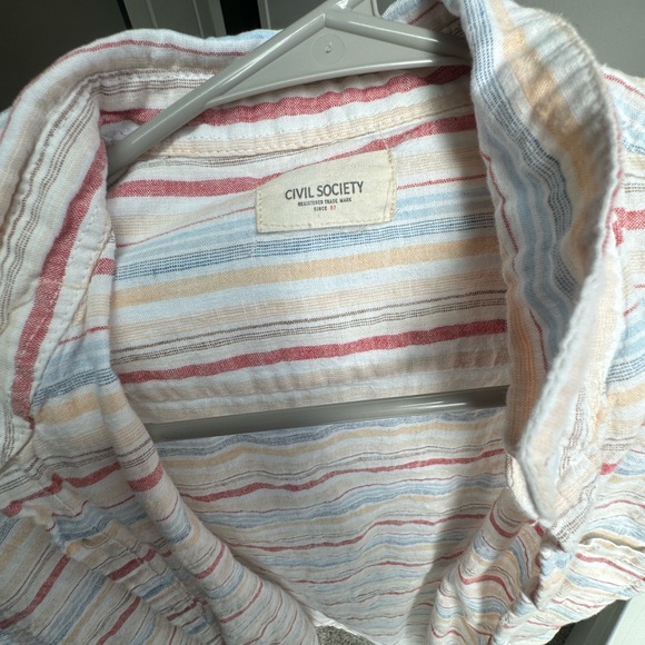 Civil society linen button down - Picture 3 of 4